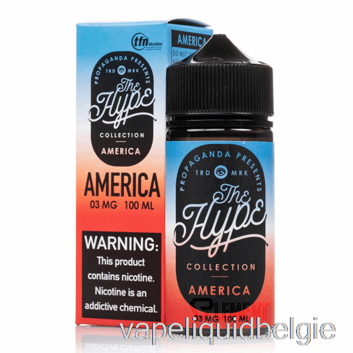 Vape België Hype - Amerika - Propaganda E-liquids - 100ml 12mg